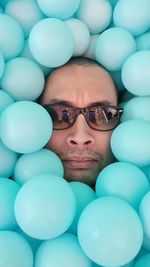 Full frame shot of balloons