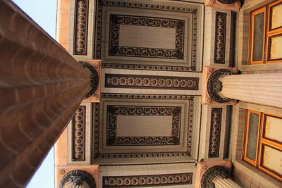 Low angle view of historical building