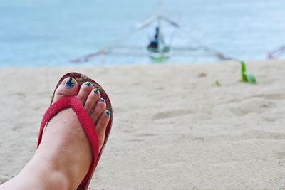 Scenic view of beach