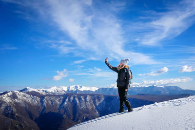 Hiker girl on