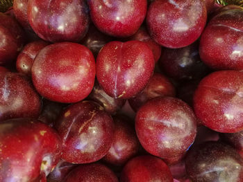 Full frame shot of strawberries