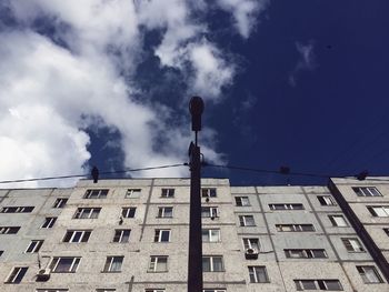 Low angle view of building against sky