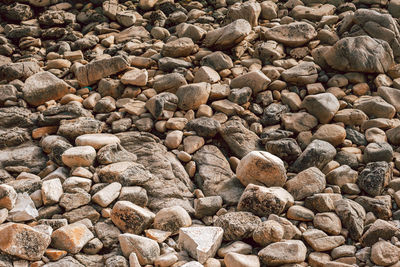 Full frame shot of stones
