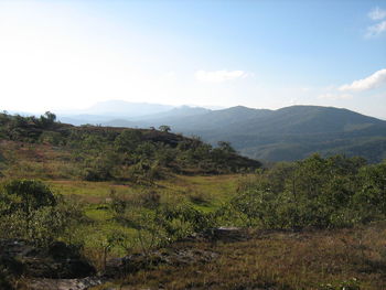 Scenic view of landscape against sky