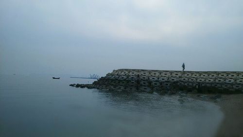 Built structure in water