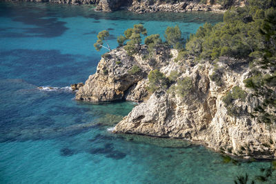 Stunning mediterranean seascape in the south of france