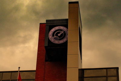 Low angle view of building against sky