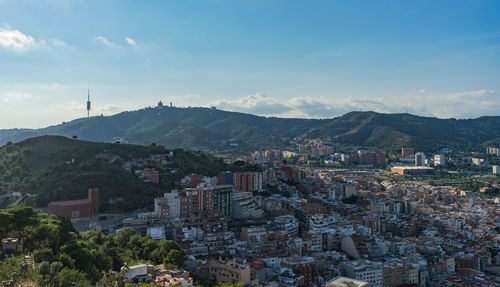 Cityscape against sky