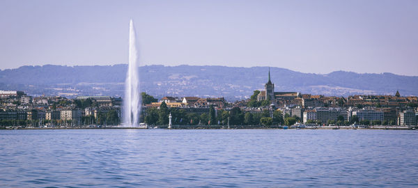 View of city at waterfront