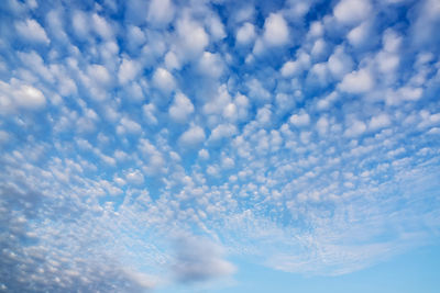 Low angle view of clouds in sky