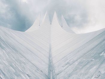 Low angle view of cloudy sky