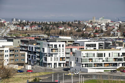 Reykjavik old and new neighbourhoods