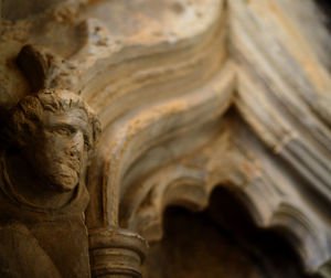 Low angle view of statue of buddha