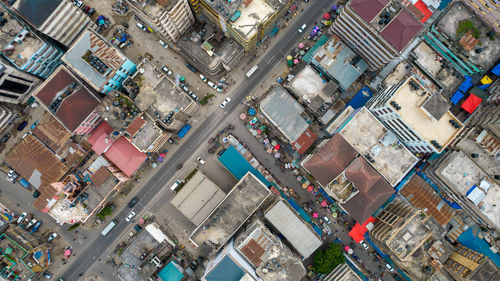 Aerial view of dar es salaam, tanzania