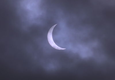 Scenic view of moon at night