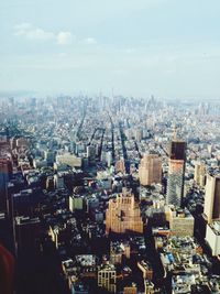 Aerial view of cityscape