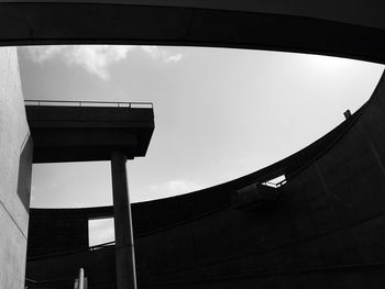 Low angle view of building against sky