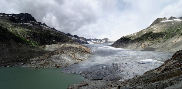 Panoramic view of landscape against sky