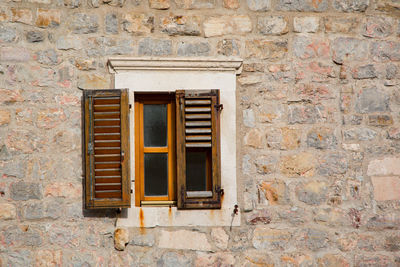 Full frame shot of old building