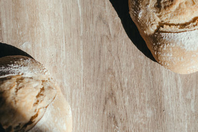 Close-up of ice cream on table