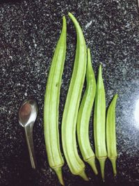 High angle view of vegetables