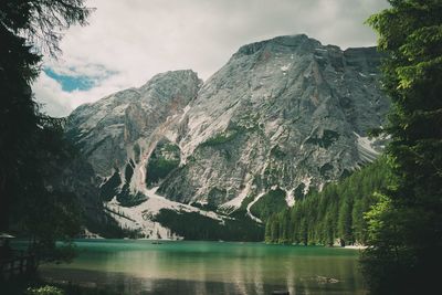 Pragser wildsee in italy. 