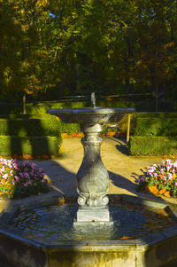 Fountain in park