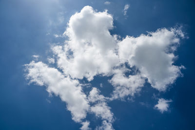 Low angle view of clouds in sky