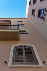 Low angle view of building against sky