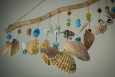 Close-up of decoration hanging at home