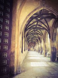 Corridor of building