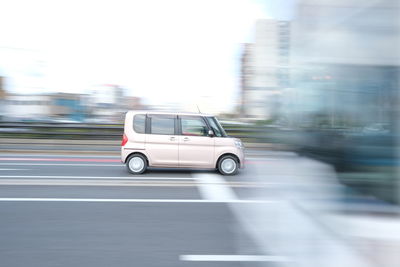 Cars on road