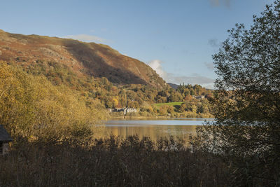 Lake district, cumbria - a lake and hills