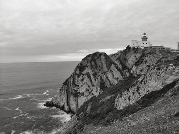 Scenic view of the cap de garde light house against sky in annaba 