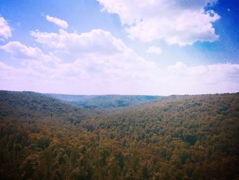 Scenic view of landscape against sky