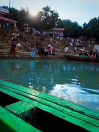 People on water