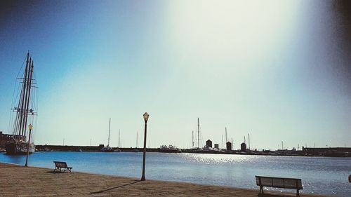 Panoramic view of sea against sky