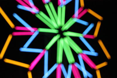 Close-up of multi colored lights