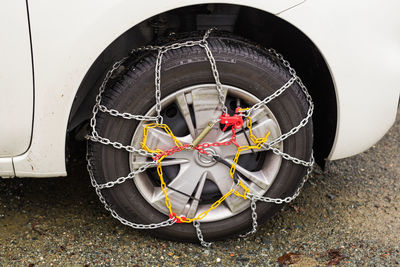 High angle view of garbage in water