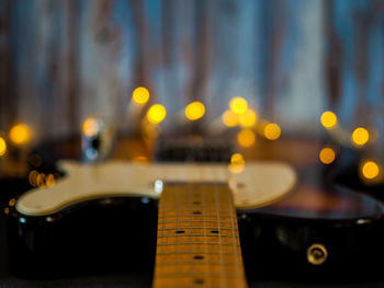 Close-up of guitar