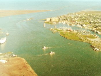 Aerial view of sea