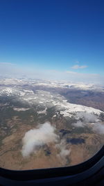 Aerial view of landscape against sky