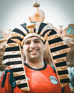 Portrait of smiling young man