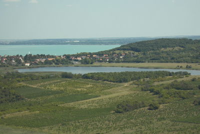 Scenic view of landscape against sky