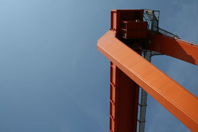 Low angle view of office building against sky