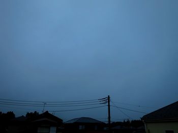 Low angle view of silhouette buildings against sky