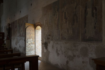 Interior of old building