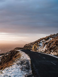 Frozen roads