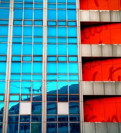 Full frame shot of red building