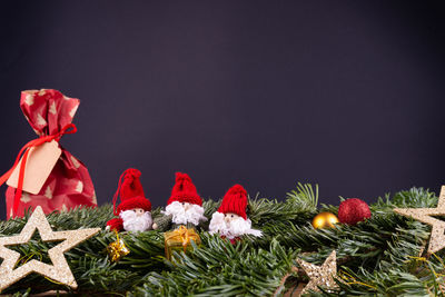 Close-up of christmas decoration